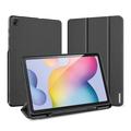 Samsung Galaxy Tab S6 Lite/S6 Lite (2022) Dux Ducis Domo Tri-Fold Puzdro Smart Folio - Čierne