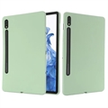 Samsung Galaxy Tab S8/S7 Kvapalina Silikón (Otvorená krabica - Výborná) - zelená