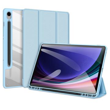 Samsung Galaxy Tab S10 FE/S9 FE Dux Ducis Toby Tri-Fold Smart Folio Case (Open Box - Bulk Satisfactory) - Baby Blue