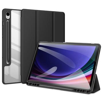 Samsung Galaxy Tab S10 FE/S9 FE Dux Ducis Toby Tri-Fold Puzdro Smart Folio - Čierne