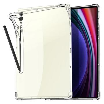Samsung Galaxy Tab S9 FE+ Protišmykové TPU Puzdro - Transparentné