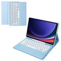 Samsung Galaxy Tab S9+ puzdro na klávesnicu Bluetooth - Svetlo modrá