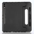 Samsung Galaxy Tab S9+/S9 FE+ Kids Carrying Shockproof Case - Black