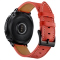 Samsung Galaxy Watch4/Watch4 Classic/Watch5/Watch6 Leather Strap - 20mm - červená
