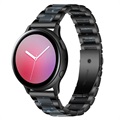 Samsung Galaxy Watch4/Watch4 Classic/Watch5/Watch6 klasický popruh z nehrdzavejúcej ocele - tmavo modrá / čierna