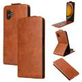 Samsung Galaxy XCover7 Pro Vertical Flip Case with Stand - Brown