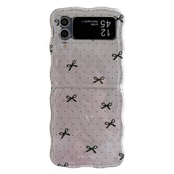 Samsung Galaxy Z Flip4 Stylish Wavy Edge TPU Case