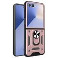 Samsung Galaxy Z Flip7 Rotary Ring Hybrid Case with Camera Shield
