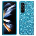 Glitter Series Hybridné puzdro Samsung Galaxy Z Fold6 - Modrá