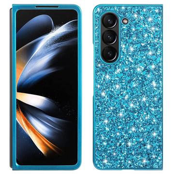 Glitter Series Hybridné puzdro Samsung Galaxy Z Fold6 - Modrá