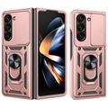 Samsung Galaxy Z Fold7 Rotary Ring Hybrid Case with Camera Shield