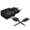 Samsung Fast USB -C Cestovná nabíjačka EP -TA200EBE - (Otvorený box vyhovuje) - Čierna
