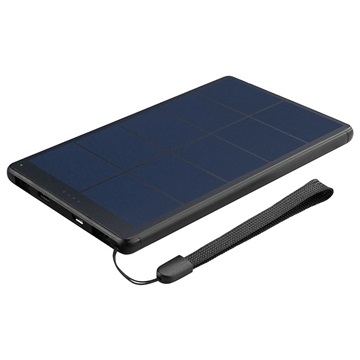 Sandberg Urban Solar Power Bank 10000 mAh - USB -C, USB - čierna
