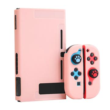 Sada dokovacieho puzdra odolného proti poškriabaniu pre konzolu Nintendo Switch Mäkký silikónový ochranný kryt joysticku