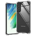 Samsung Galaxy S21 FE 5G Odolné Voči Poškriabaniu Hybridné Puzdro - Transparentné
