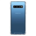 Samsung Galaxy S10 Scratch -rezistentný hybridný prípad - priehľadný