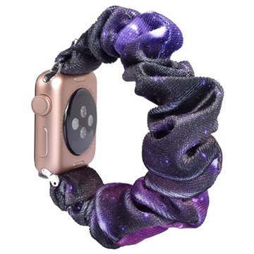 Strunchie Apple Watch Series 7/SE/6/5/4/3/2/1 popruh - 45 mm/44 mm/42 mm - Deep Purple