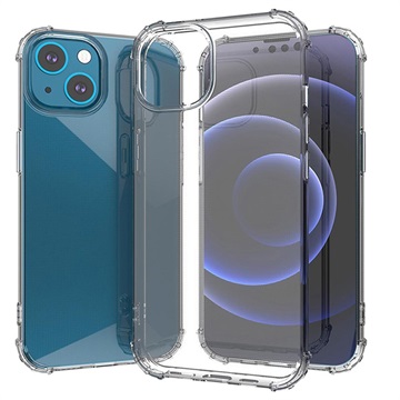 Shockproof iPhone 13 TPU puzdro - priehľadné