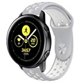 Samsung Galaxy Watch Active Silikone Band - White / Grey