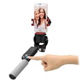 Smart Wireless Selfie Stick s rotáciou 360 stupňov - čierna