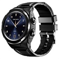 Smartwatch s slúchadlami TWS JM06 - Silikónový remienok - čierny