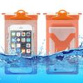 Soft PVC Universal IPX8 Waterproof Case - 6.5" - Orange