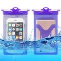 Soft PVC Universal IPX8 Waterproof Case - 6.5" - Purple