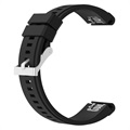 Garmin Fenix 5X/Fenix 3 HR/Quatix 3/D2 Soft Silicone Strap - Black