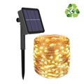 Solárne Vodotesné IP67 LED Svietidlá - 32m - Žlté