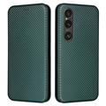 Flipové Puzdro Sony Xperia 1 VI - Uhlíkové Vlákno