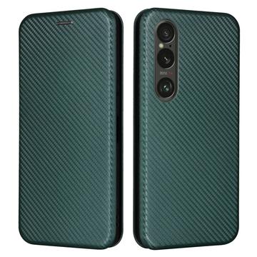 Flipové Puzdro Sony Xperia 1 VI - Uhlíkové Vlákno