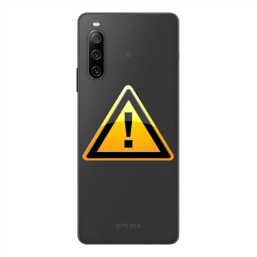 Sony Xperia 10 II Opravy Krytu Batérie - čierna