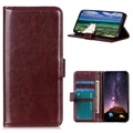 Sony Xperia 10 III, Xperia 10 III Lite Wallet Case so stojanom - hnedá