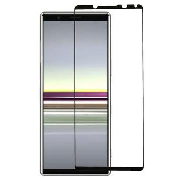 Sony Xperia 5 V Úplný chránič sklenenej sklenenej obrazovky - Čierny okraj