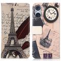 Sony Xperia 5 V  Série Glam Puzdro do Peňaženky - Eiffelova Veža
