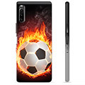 Sony Xperia L4 puzdro TPU - Futbalový plameň