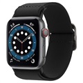 Séria Spigen Fit Lite Apple Watch Series Ultra 2/Ultra/10/9/8/SE (2022)/7/SE/6/5/4/3 popruh - 49mm/46mm/45mm/44mm/42mm - čierna