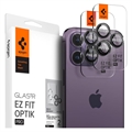 Spigen Glas.tR Ez Fit Optik Pro iPhone 14 Pro/14 Pro Max/15 Pro/15 Pro Max/16 Pro/16 Pro Max Chránič Objektívu Fotoaparátu - Čierny