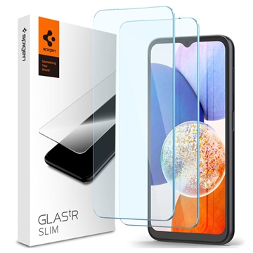 Spigen Glas.tr Slim Samsung Galaxy A14/A14 5G Ochranné Tvrdené Sklo na Obrazovku