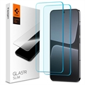 Spigen Glas.tR Slim Xiaomi 13/14 Chránič Obrazovky - 2 Ks.