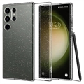 Trblietky s kvapalinovým kryštálom Samsung Galaxy S23 Ultra 5G Case - priehľadné