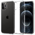 Spigén tekutý kryštál iPhone 12/12 Pro TPU Case - Transparent