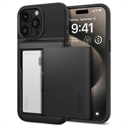 iPhone 15 Pro Max Spigen Slim Armor CS Case - Čierna
