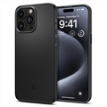 iPhone 15 Pro Max Spigen Thin Fit Hybridné Puzdro - Čierne