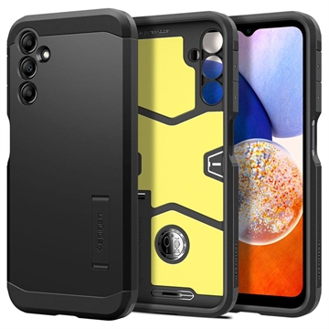 Spigen Tough Armor Samsung Galaxy A14/A14 5G Puzdro - Čierne