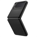 Spigen Tvrdé Brnenie Samsung Galaxy Z Flip4 Puzdra - Čierna