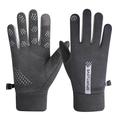 SportLove Pánske vetruodolné rukavice s dotykovým displejom - sivé