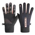 SportLove Dámske vetruodolné rukavice s dotykovým displejom - čierne / ružové