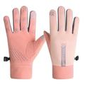 SportLove Dámske vetruodolné rukavice s dotykovým displejom - ružové