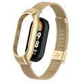 Xiaomi Smart Band 8 Sieťovaný Remienok z Nehrdzavejúcej Ocele s Puzdrom